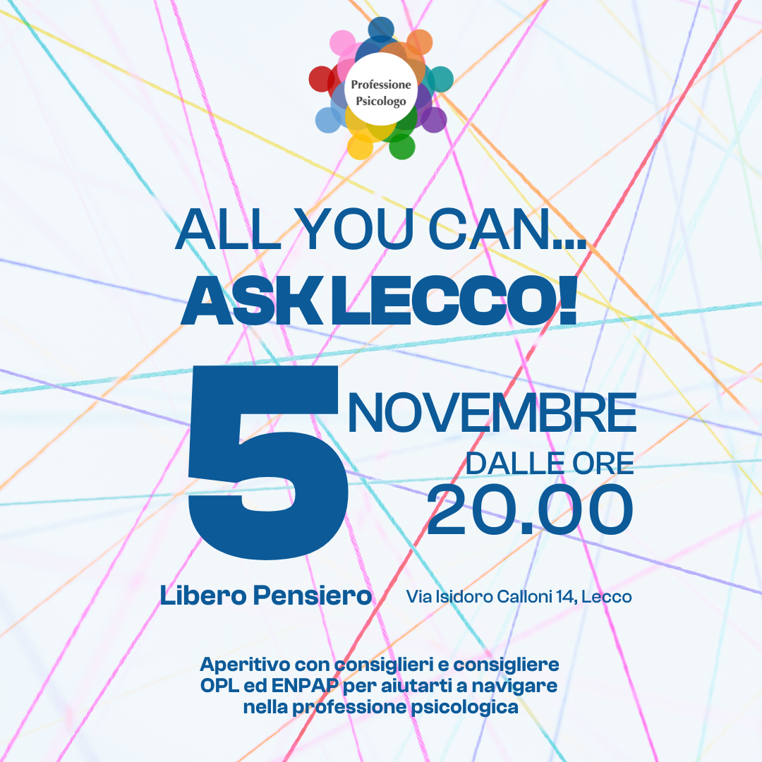 All you can… ASK, LECCO!