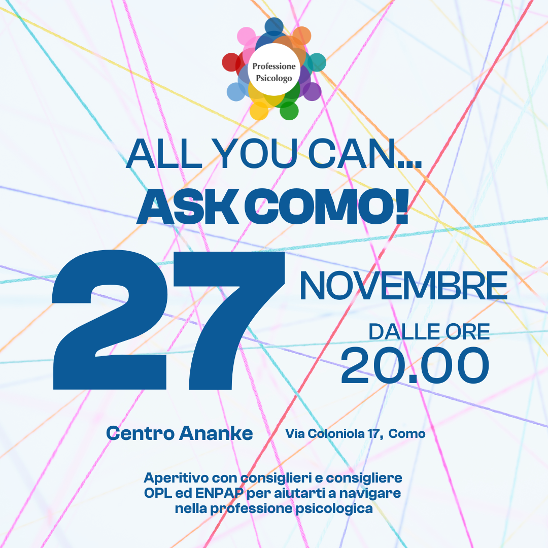 All you can… ASK, COMO!